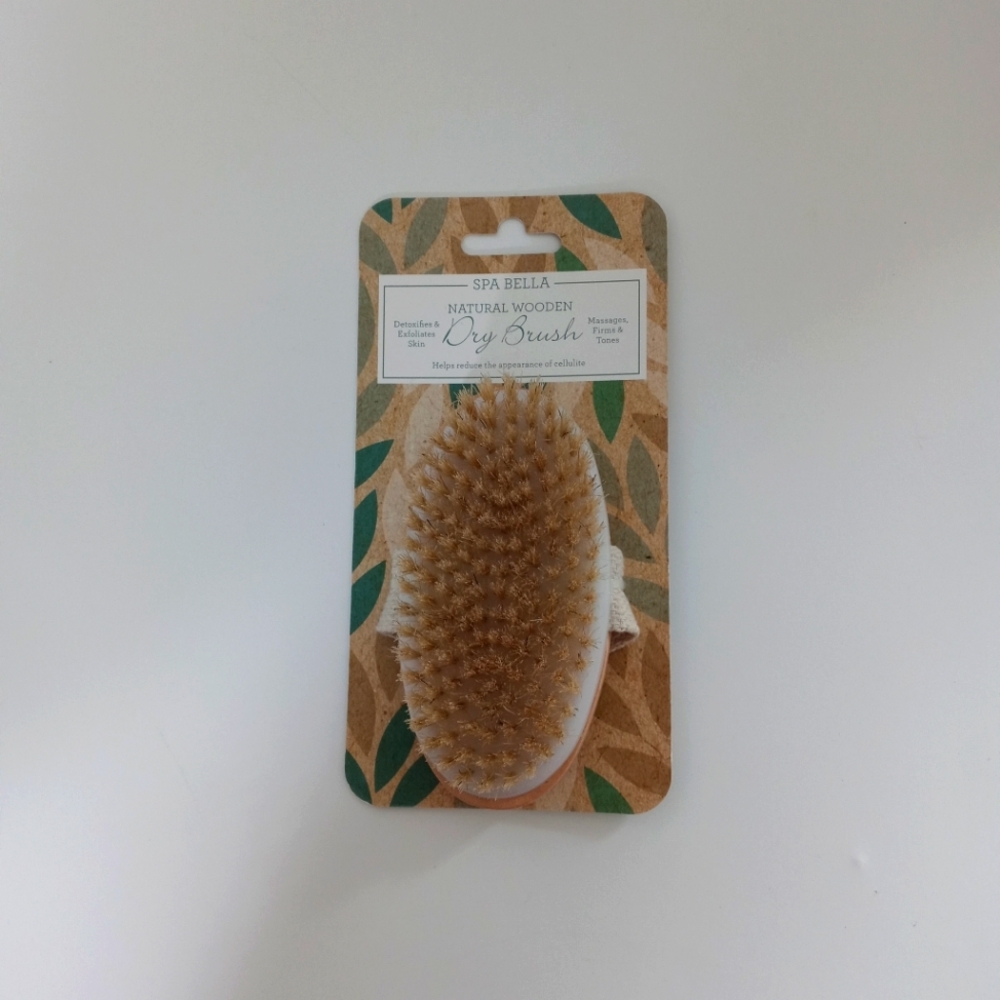Spa Bella Natural Wooden Dry Brush